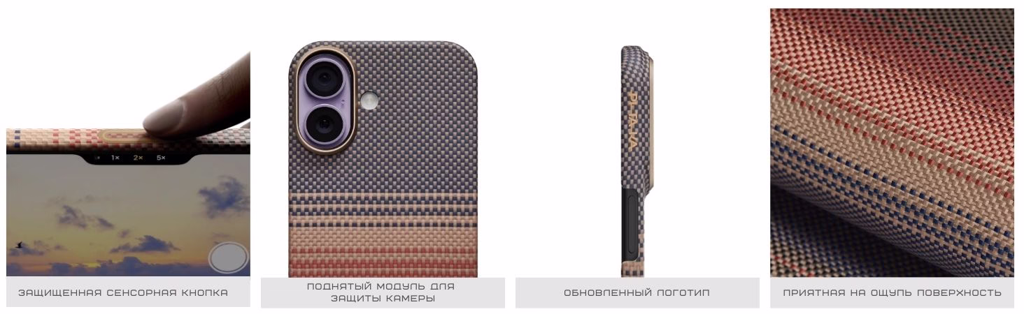 Чехол Pitaka Ultra-Slim Sunset для iPhone 17 (KI1702) - 8